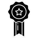 Earn certificate and placement support icon